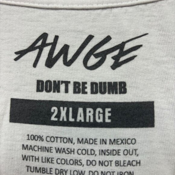 Asap Rocky x AWGE Error 404 Album Never Dropping Hip-Hop Tee 2XL - Picture 4 of 5